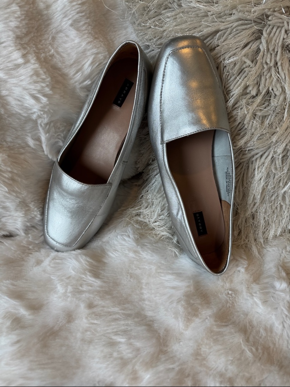 Array Metallic Silver Women's Loafers